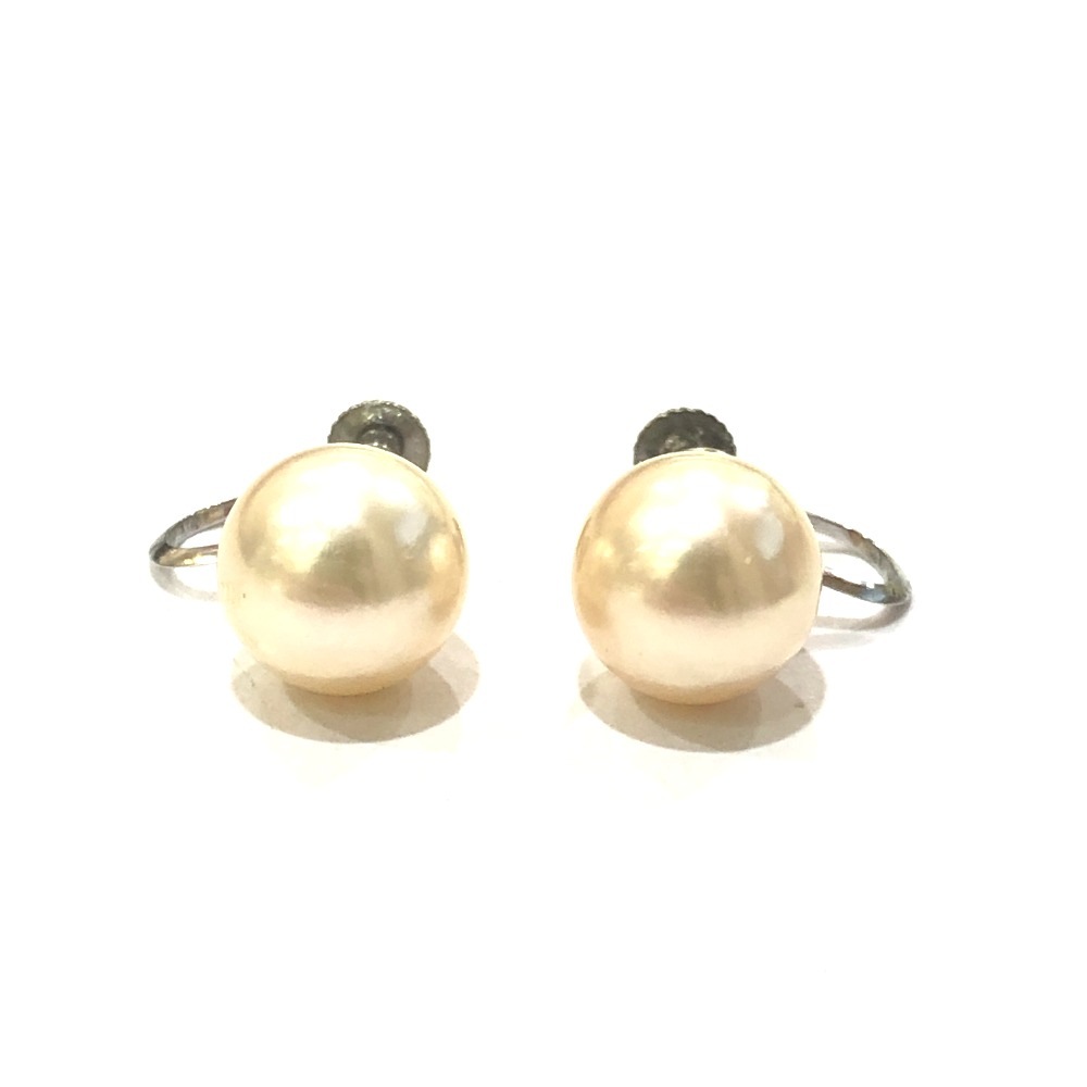 jewelry ジュエリー イヤリング K14WG パール9mm パール ホワイト