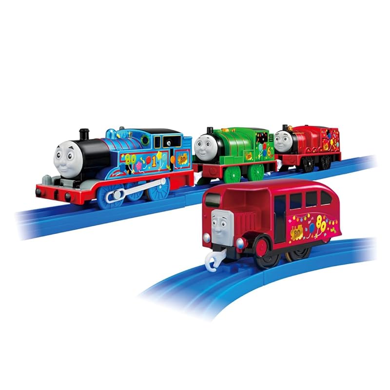 タカラトミー(TAKARA TOMY) プラレール トーマス きかんしゃトーマス原作出版80周年 キラキラのソドー島のにんきものセット 電車 列車 おもちゃ 3歳以上