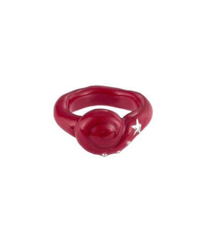 NFF eddy ring red エディリング レッド 韓国アクセサリー 指輪 リング