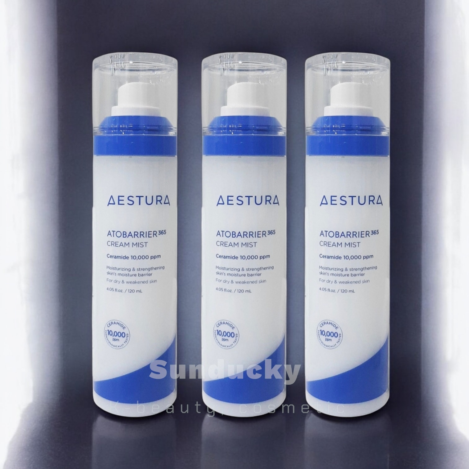 【正規品・3本セット】アトバリア365 セラミド クリームミスト 120ml×3/アトバリア365クリームミスト, 120ml 3個/高保湿 ミスト化粧水 敏感肌 乾燥肌 韓国 人気