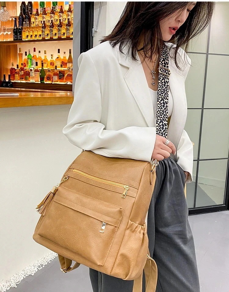 ショルダー バッグ【即納】2ways 大容量 PU革 リュック おしゃれ 流行り リュック バッグ 旅行バッグ 通学リュック ショルダー バッグ エコバッグ30%までに制限