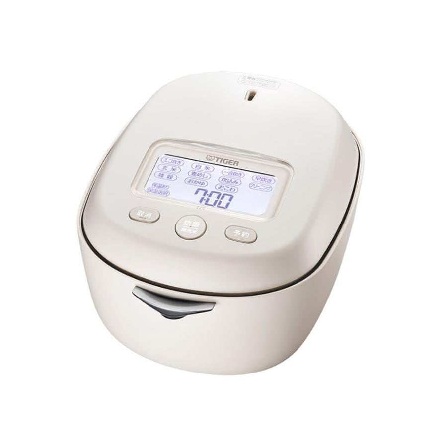 【新品】TIGER タイガー 土鍋圧力IHジャー炊飯器 3.5合 土鍋ご泡火炊き JRX-G060-WG アイボリーホワイト