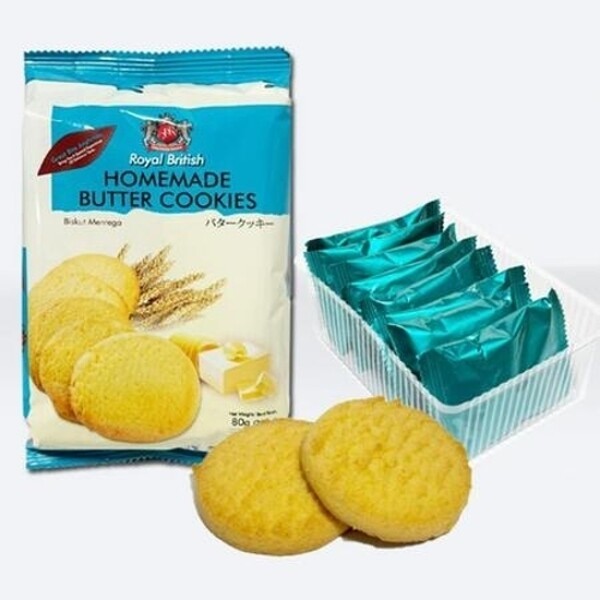 バター クッキー 80g バラ包装 保育園 おやつ 1箱（24個） 湯沸室 お茶菓子 会議 イベント