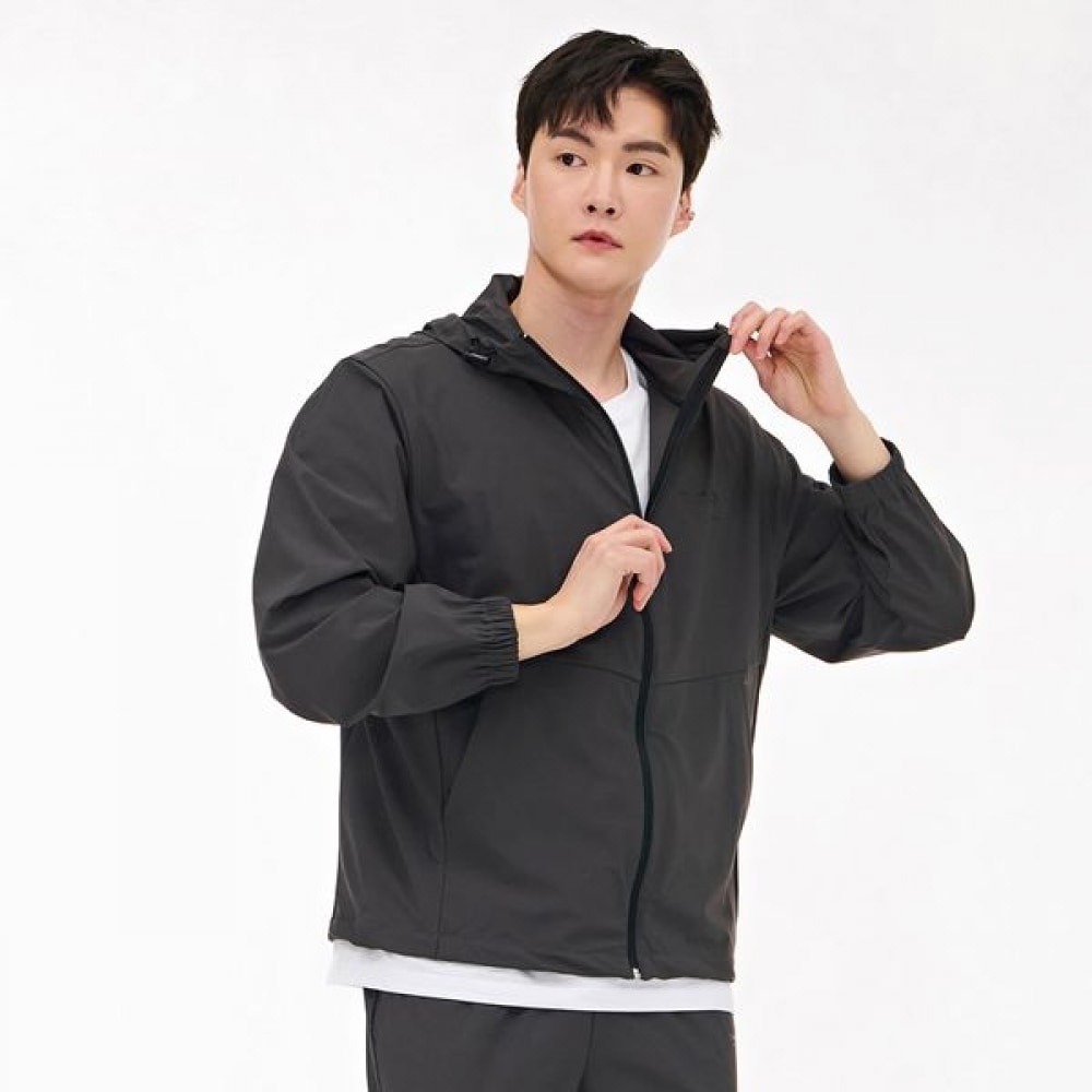 [チェイスカルト] M クールライトフード付きジップアップ