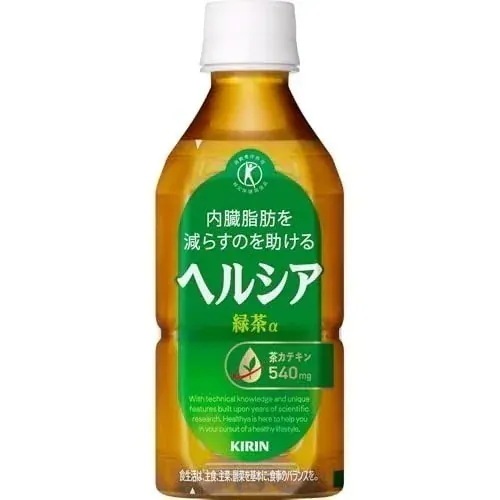 [特保] キリン ヘルシア 緑茶 短角 350ml 24本 ペットボトル お茶 無糖 内臓脂肪を減らすのを助ける