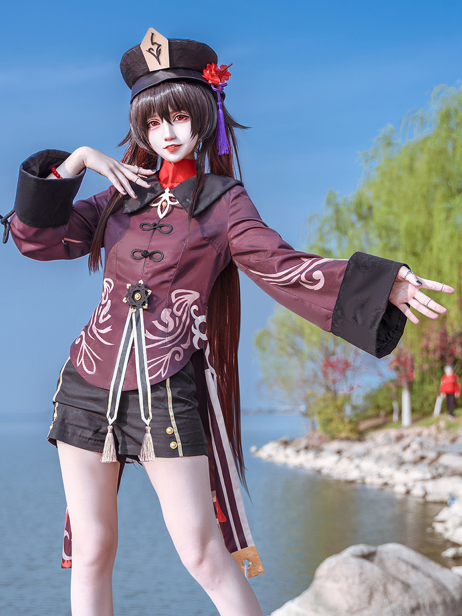 原神 げんしん genshin 胡桃 璃月 カンウ コスプレ衣装 コスチューム期間限定30%