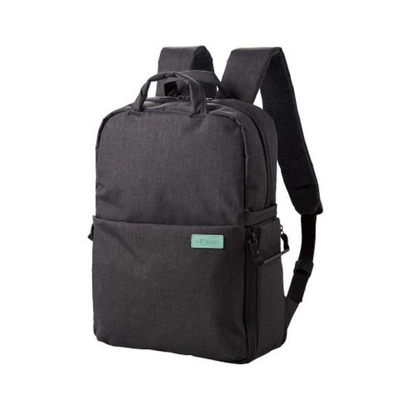 DGB-S043BK カメラバッグ リュック オフトコ off toco 2way 撥水加工 ワンタッチ開閉 14インチPC収納 ペットボトルバンド ブラック メーカー直送