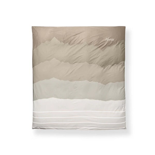 ナンガ DUVET COVER RIDGELINE GRADATION D BEIGE DOUBLE NZ2454-4F404-B N0000822 デュベカバーリッジライングラデーション ダブル