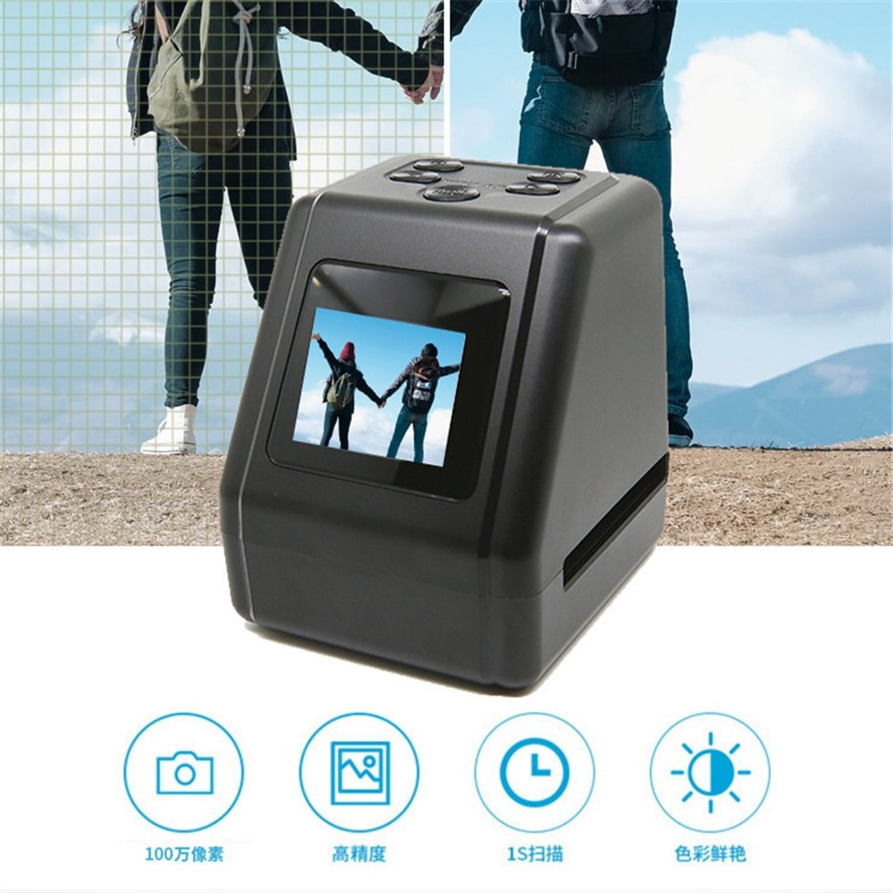 ヴィンテージカメラ135/126/110mm/8フィルムhd 2.0ネガティブフィルムスキャナーlcdスクリーンフィルムスキャナー