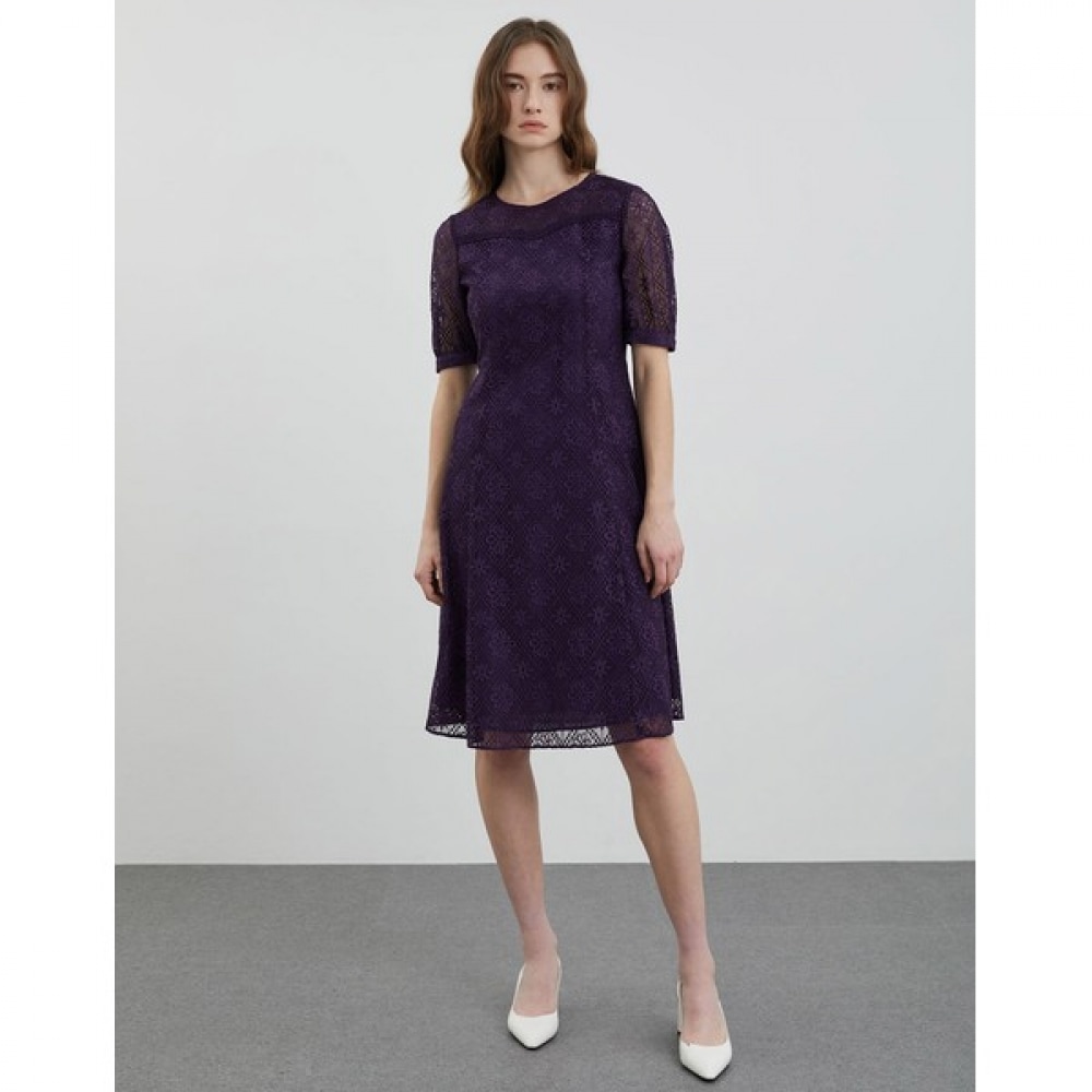 [オリビアローレン] レースフレアドレス_VopoA4M4456