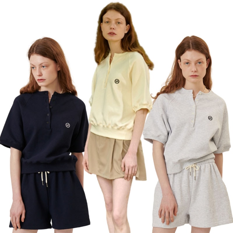 HENRYNECK HALF SWEATSHIRT 3カラー