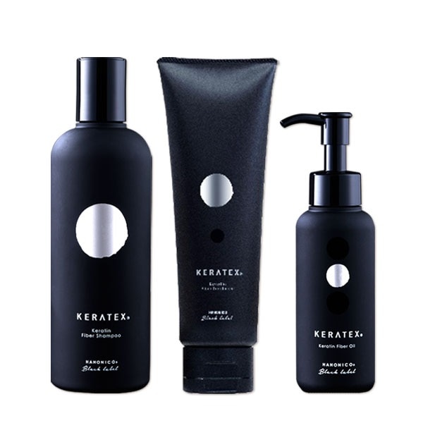 ケラテックス ファイバー シャンプー 300mL + トリートメント 250g + オイル 100ml セット