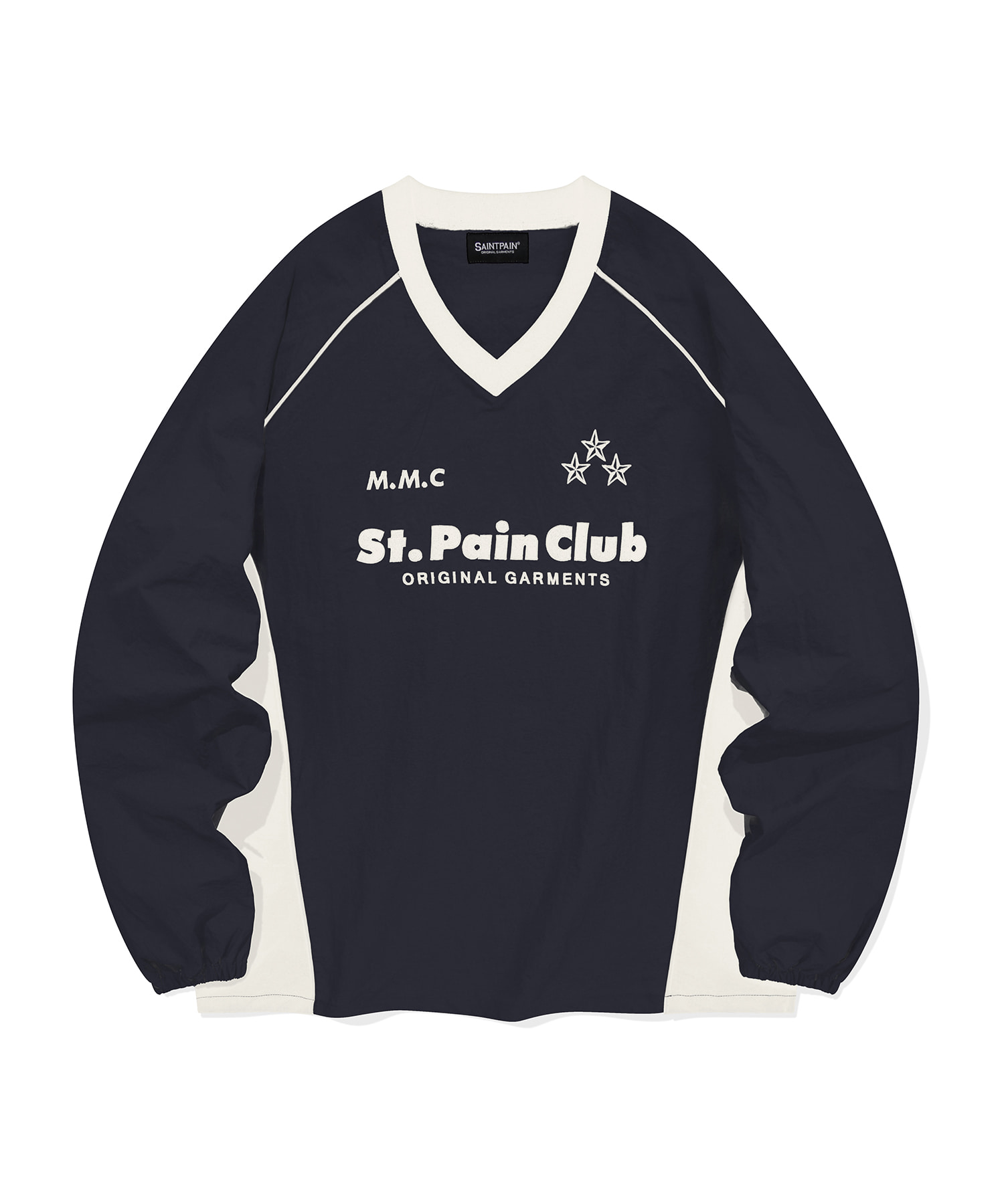 SP Nylon Star Raglan Pullover-Navy