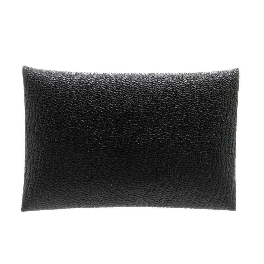 美品 カルヴィ カードケース シェーブル/シェーブル ブラック Z刻印 0829【中古】 メンズ