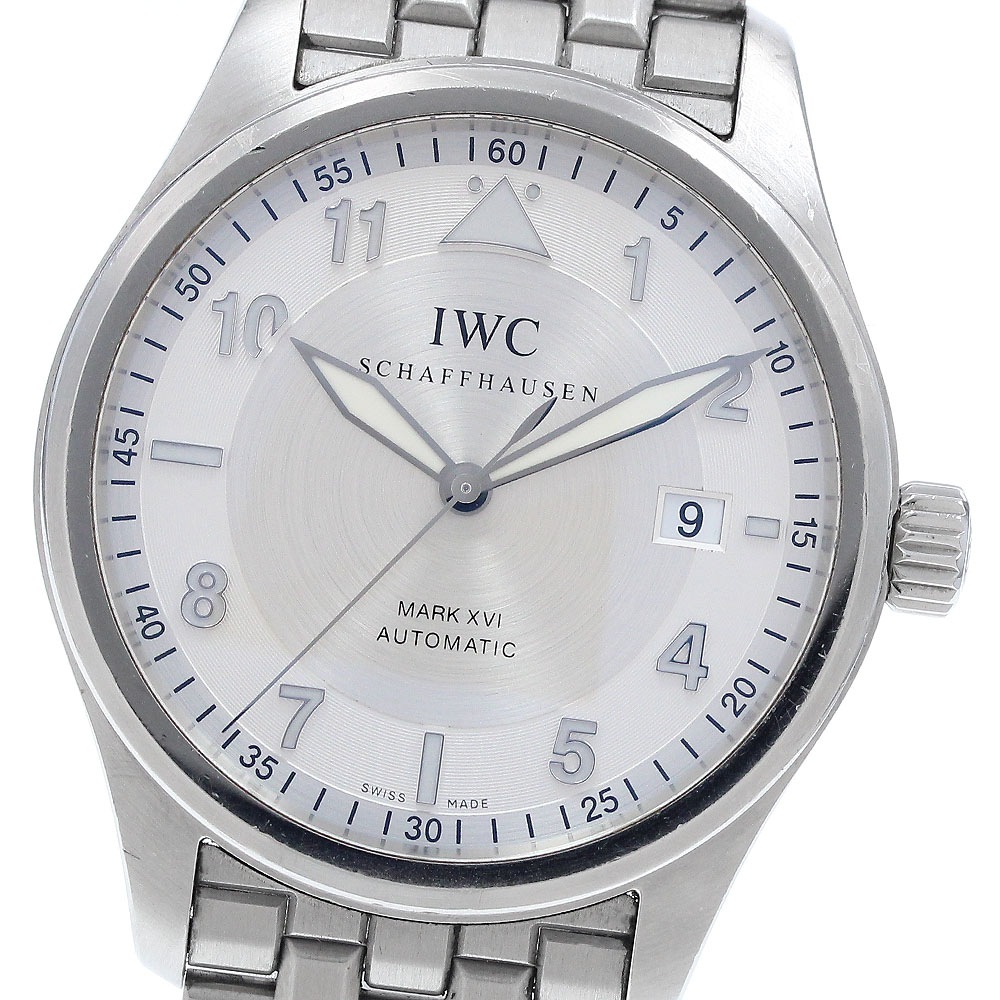 IWC IWC SCHAFFHAUSEN IW325505 パイロットウォッチ スピットファイヤー マークXVI デイト 自動巻き メンズ _942990【中古】