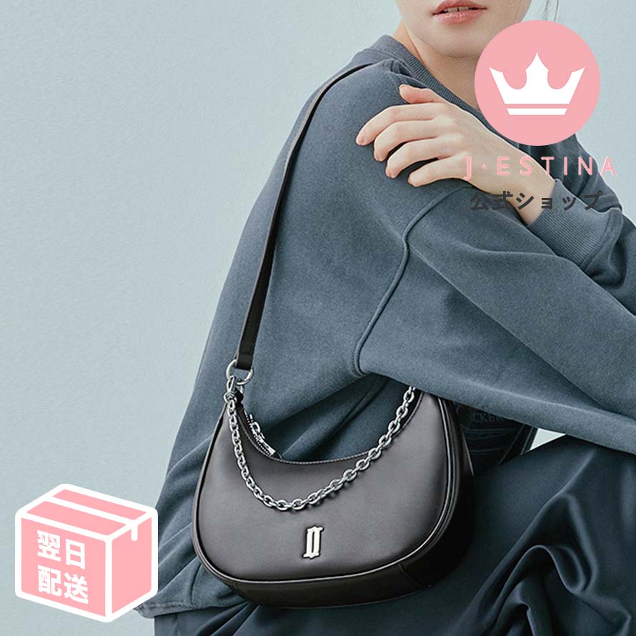 最短翌日発送/BENEE 2WAYチェーンホーボーバッグ(BLACK)IU パクミニョン 韓国ドラマ 韓国ファッション レディース アクセサリー