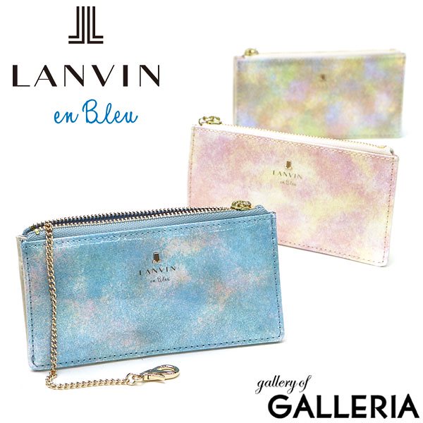 30％OFF】 キーケース ルパン Bleu en LANVIN 財布 ランバンオンブルー カードケース 482993 本革 レディース  フラグメントケース 名刺入れ・カードケース カラー:ブルー(83) - flaviogimenis.com.br