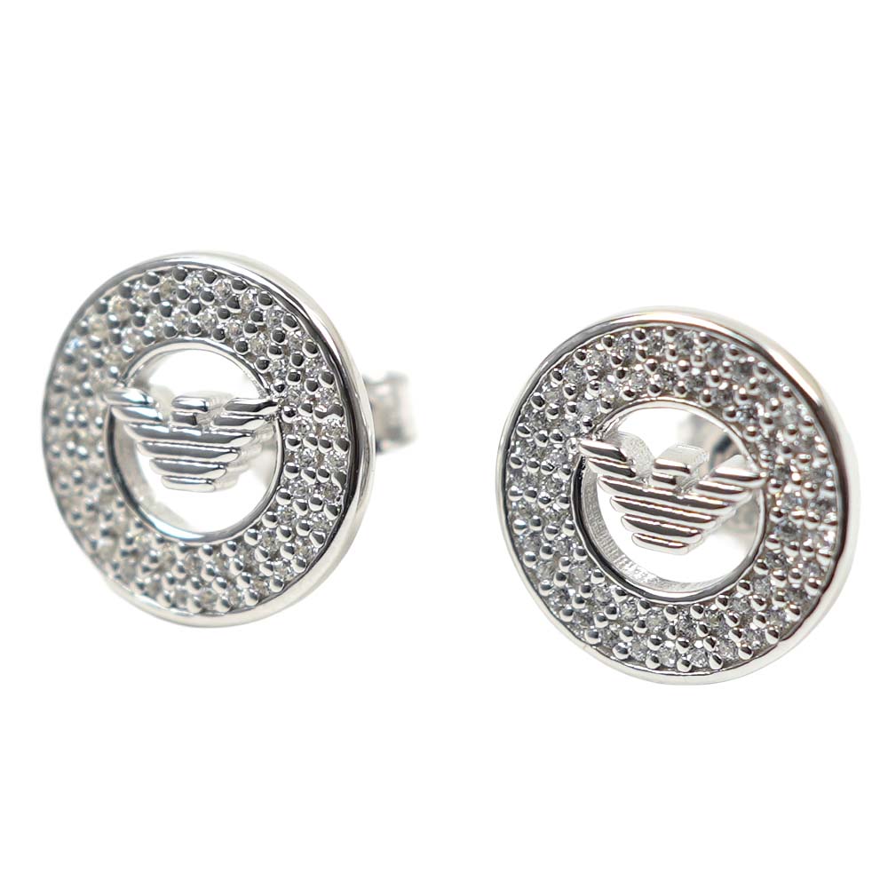 エンポリオアルマーニ ピアス レディース スターリングシルバー 925 イーグルロゴ スタッド アクセサリー EMPORIO ARMANI EG3587040