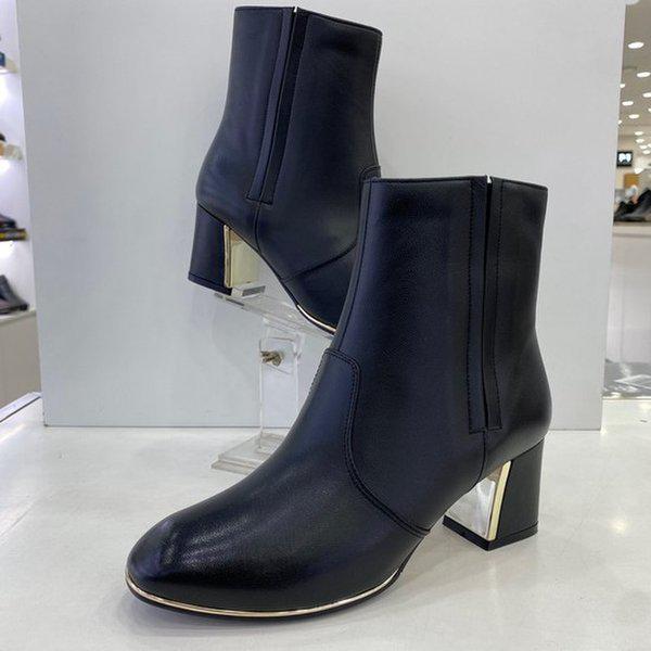 女性用ヒドゥンバンドアンクルブーツ PFDWSB860BK HSPZ3A GN