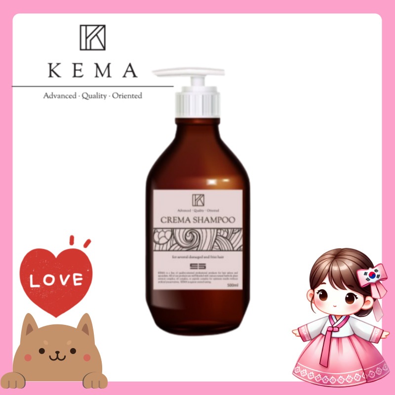 クレマ シャンプー 500ml 潤い成分配合 髪にやさしい 自然な香り ダメージケア 健やかな髪へ 頭皮ケア 豊かな泡立ち ブライトニングケア リッチな使用感 ハリとツヤのある髪へ