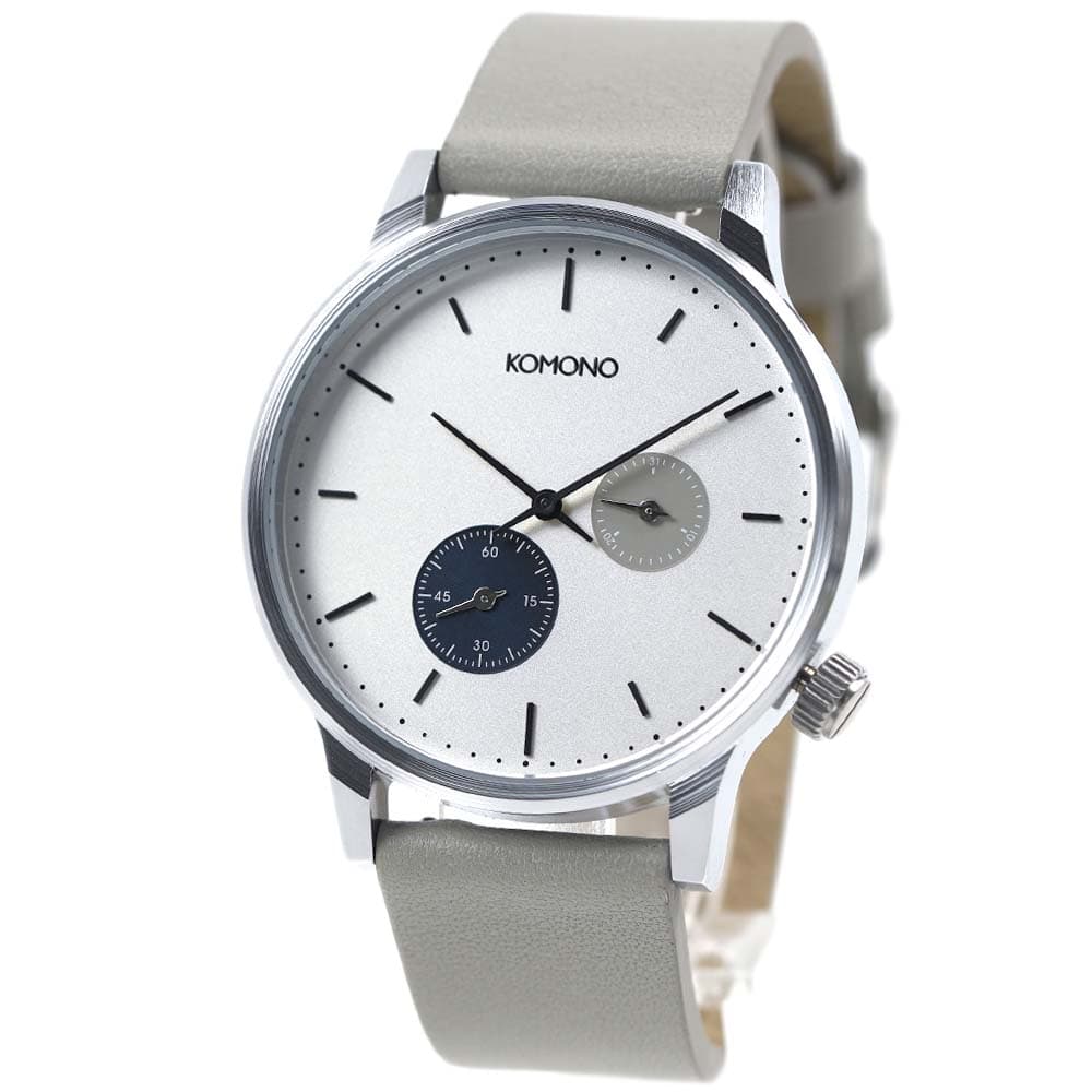 [訳ありアウトレット(箱に難あり)] KOMONO コモノ 腕時計 メンズ レディース ユニセックス 日付カレンダー スモールセコンド コラボウォッチ クールグレー KOM-W2623 8,415円
