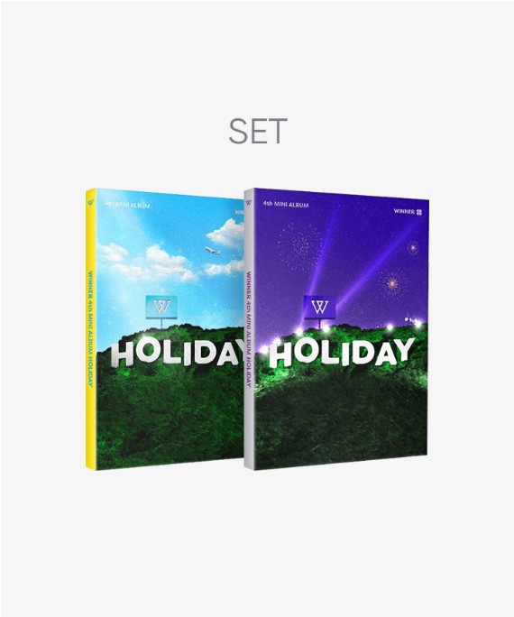 [正品] WINNER - 4th MINI ALBUM [HOLIDAY] (PHOTOBOOK ver.) Set