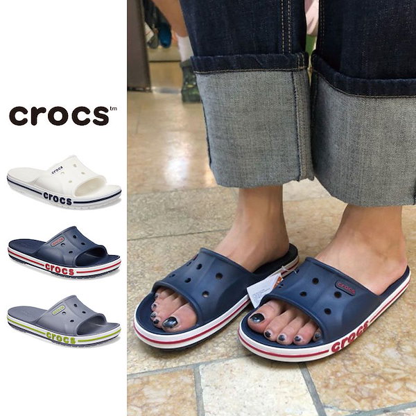 [CROCS] 205392 Bayaband Slide クロックス 夏 スリッパ オフィス バヤバンド レディース メンズ 韓国ファッション