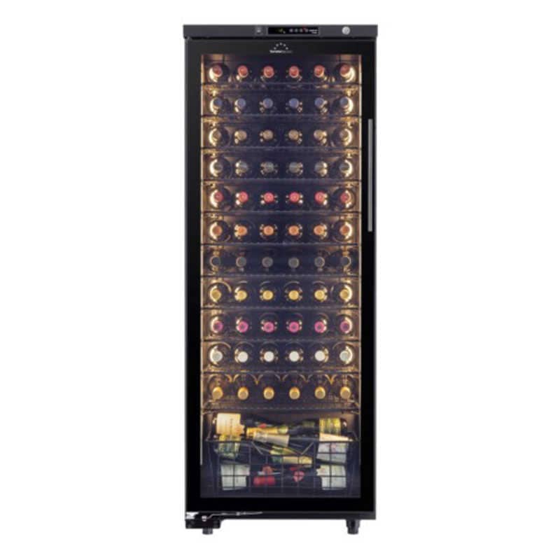 フォルスタージャパン　ワインセラー ［74本 /左開き］ ブラック　ST-209GL(BK)（標準設置無料）