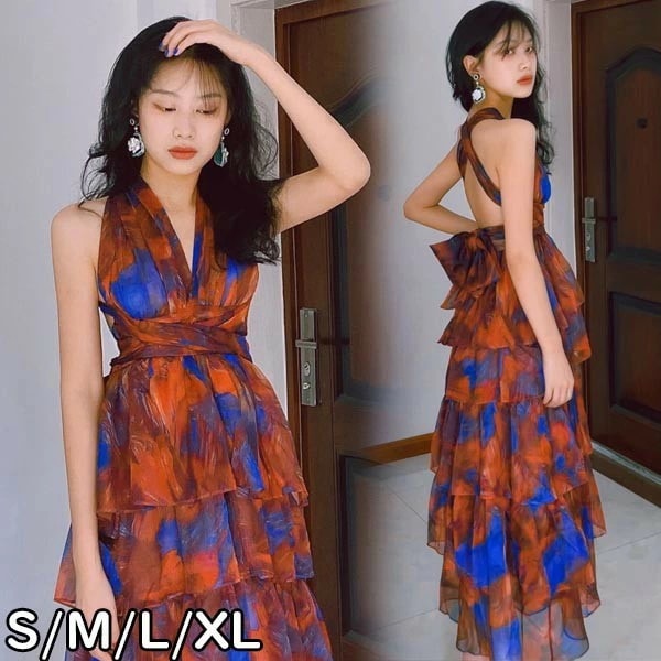 バックシャンワンピース 背中 開き ワンピース リゾートワンピ ハワイ リゾートワンピース 沖縄 夏ワンピ マキシワンピース 肩見せ 夏 レディース ビーチ 旅行 大人可愛い 母の日 プレゼント Aラ