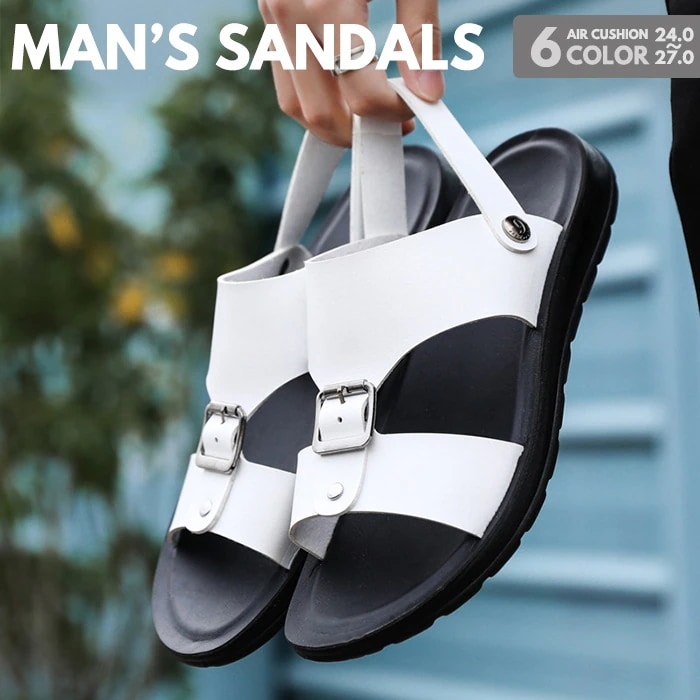 サンダル メンズ スポーツサンダル サマーシューズ コンフォートサンダル ファッションサンダル アウトドア ブラック シンプルなカジュアル 防水 滑らない サンダル 室内 痛くない アウトドア カジ