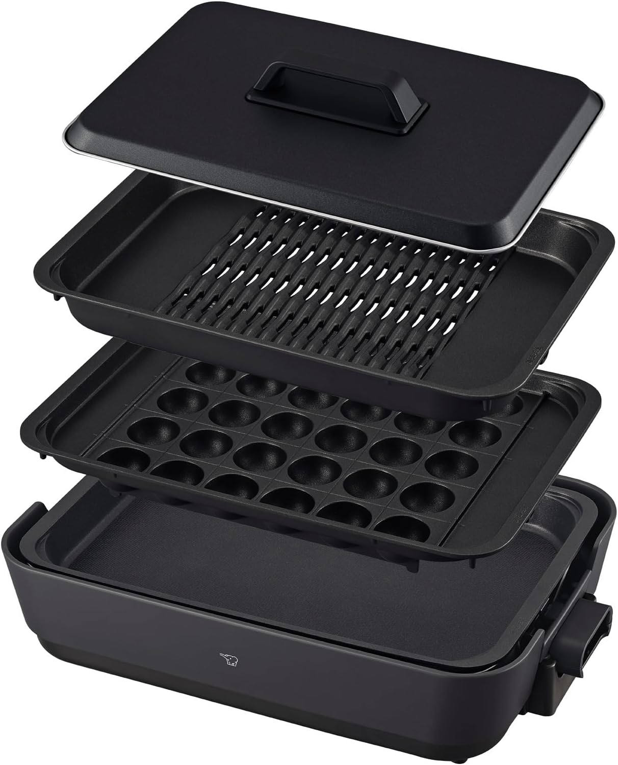 EA-HA30(HZ)　象印(ZOJIRUSHI)　ホットプレート　３枚プレート(深型プレート／焼肉プレート／大たこ焼きプレート) チャコール　EA-HA30-HZ