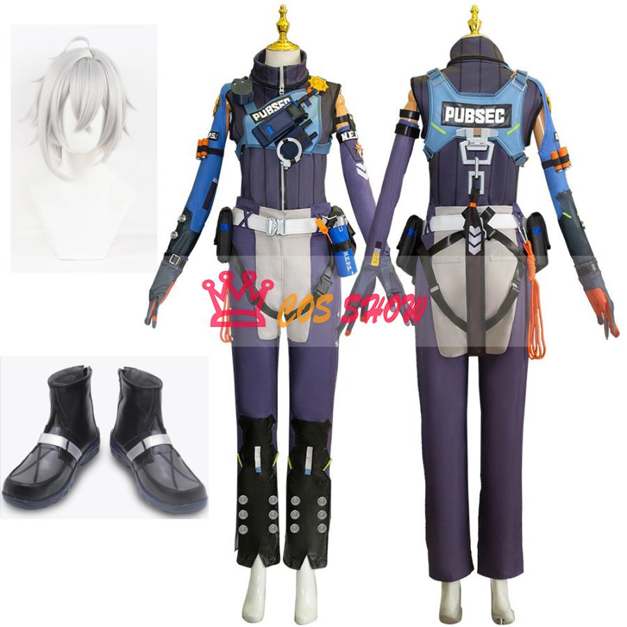 2025新品販売 ゼンレスゾーンゼロ セス・ローウェル コスプレ衣装 尻尾 ウィッグ 靴 能 cosplay 仮装 イベント ステージ服 舞台 ハロウィン クリスマス