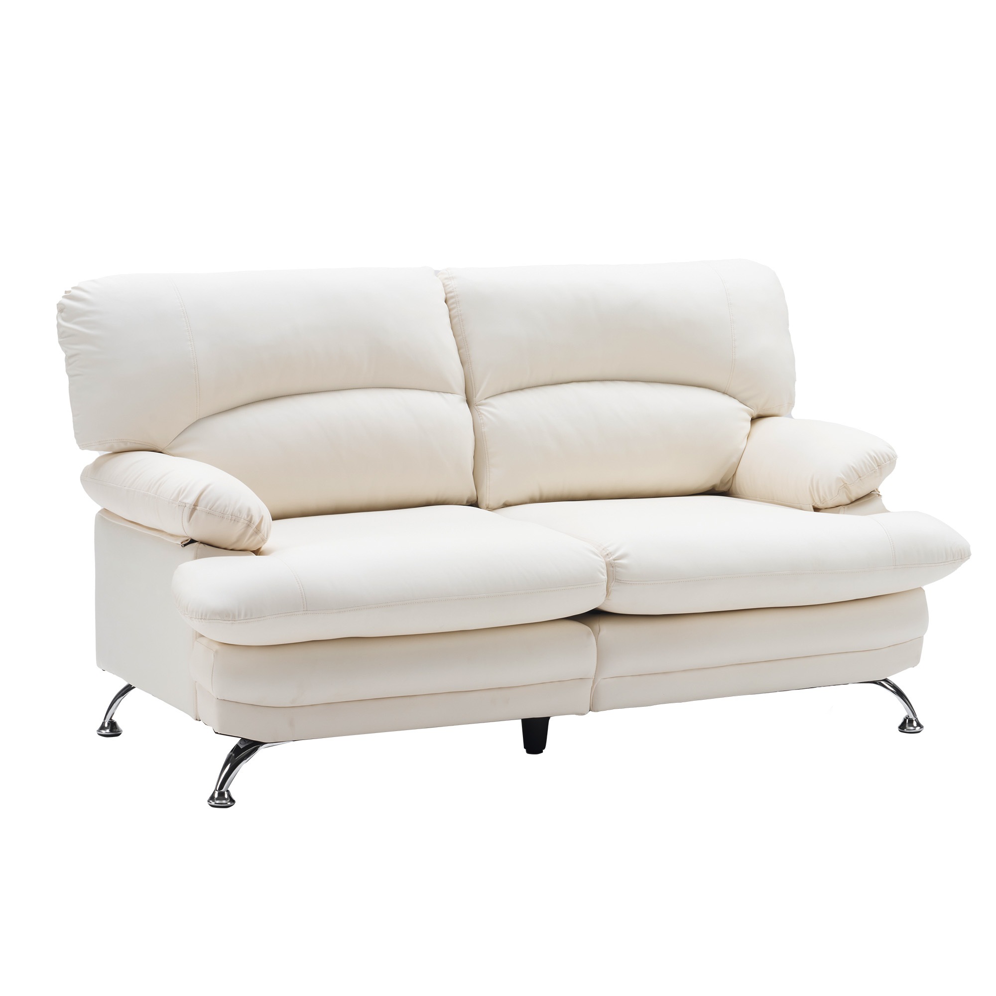 【155】ソファー ソファ 2人掛け 幅155cm 2人掛け 北欧 ソフトレザーソファー 2p モダン モダン リビングソファー ソファーセット ソファセット PU 弾力 応接室 オフィスソファー ハ 25,976円