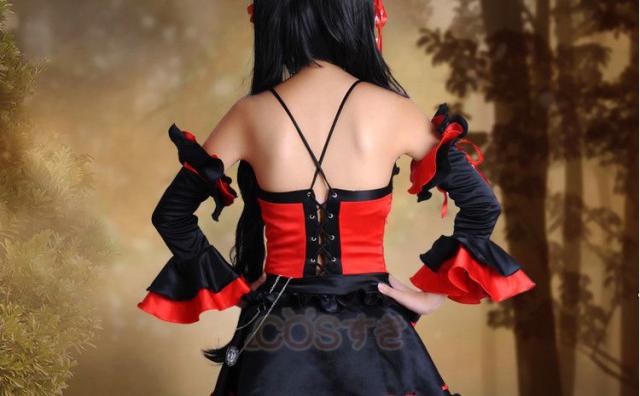 デート#183 ア#183 ライブ 風 DATE A LIVE　時崎 狂三　女子服 コスプレ衣装 高品質 新品 Cosplay アニメ