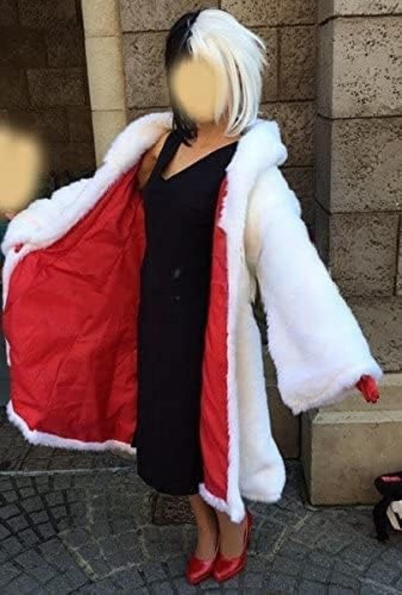 クルエラコスプレ衣装+手袋オーダー自由