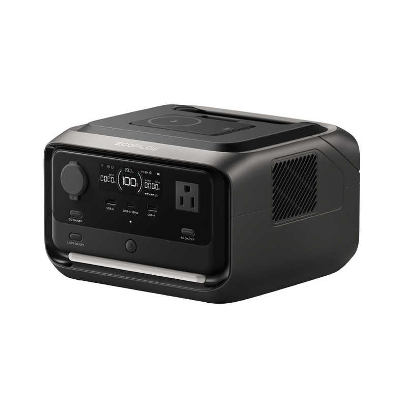 エコフロー　EcoFlow RIVER 3 Plus wireless ［リン酸鉄リチウムイオン電池 / 7出力］　EFRIVER3PLUS-W-JP-CBOX