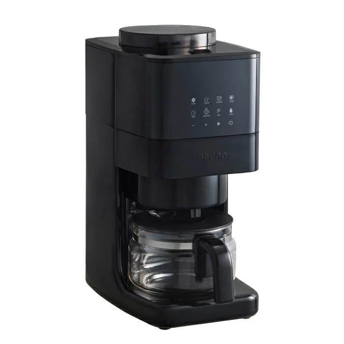 コーヒーメーカー ミル付き 全自動 4杯分 コーン式 コーヒーマシン 豆 粉対応 挽きたて 保温機能 予約タイマー付き 蒸らし抽出機能 珈琲 全自動洗浄 スリム おしゃれ お手入れ簡単 調理家電