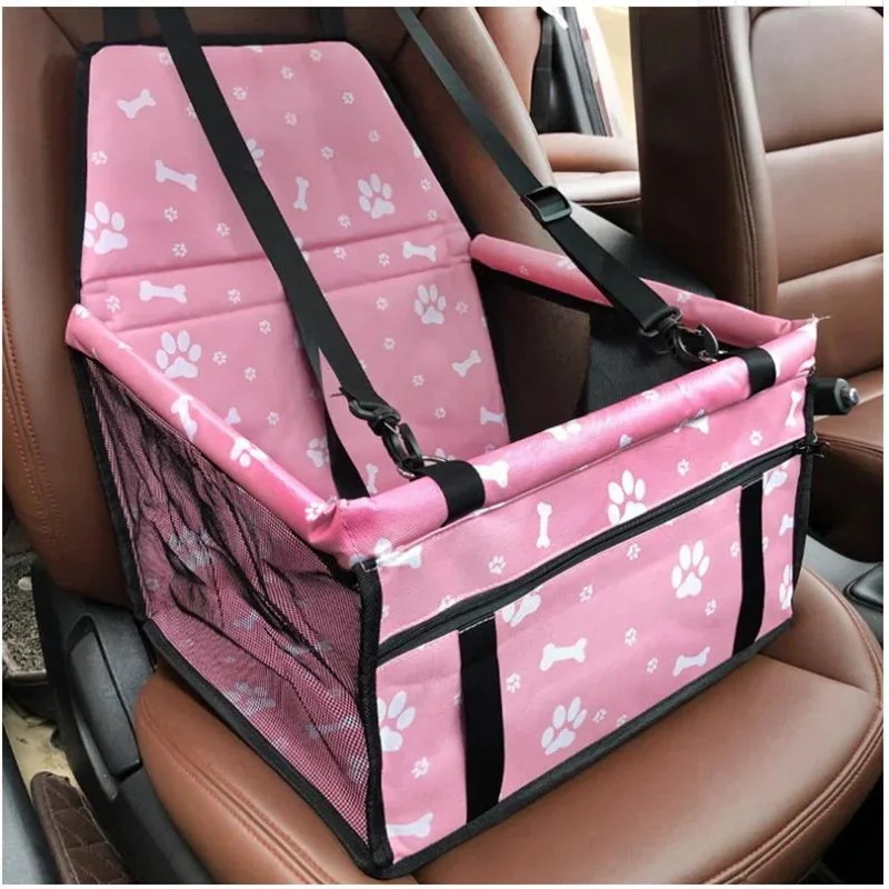 ペットキャリア PVCブ付き犬用シート 猫用子犬バッグ ハウス 車 折りたたみ式トラベルハンモック 防水犬用バッグ