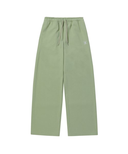 Signature relax wide pants - LIGHT GREEN 8,872円