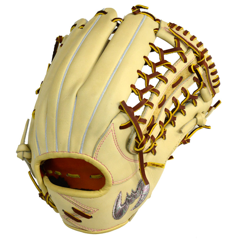 ジームス Zeems 限定 軟式グラブ 三方親 外野手用 コウモリ型ロゴ 野球 軟式 グローブ グラブ 一般 23AW(SV-528GBN-コウモリ-SI)