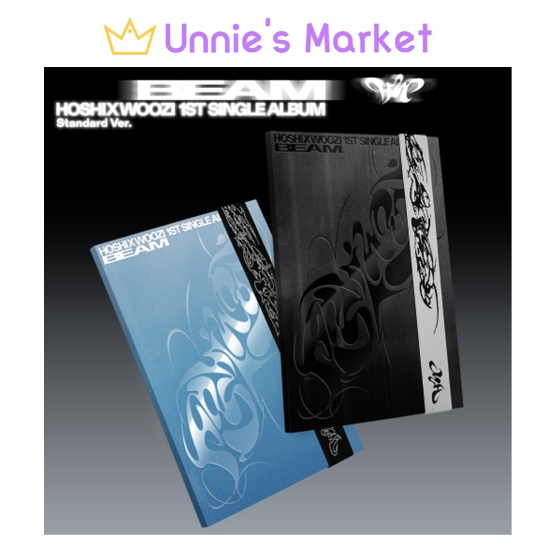 [SET/SITE POB] HOSHI X WOOZI (SEVENTEEN) - BEAM 1st Single Album + Free Photocard 1EA(fan-made)