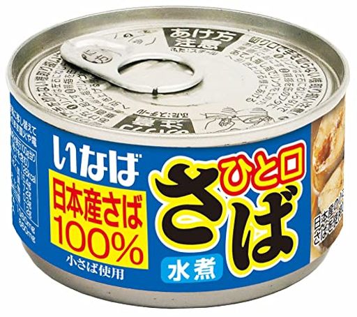 いなば食品 いなば ひと口さば水煮 115g×24個 カン