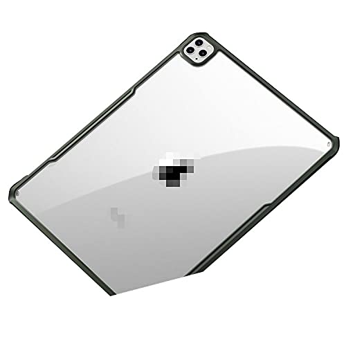 iPad Pro 12.9用 2021モデル 12.9インチ ケース/カバー クリア カバー TPU 透明 背面アクリル 耐衝撃ケース 軽量 耐衝撃 衝撃吸収 アイパッドプロ おしゃれ タブレットPC