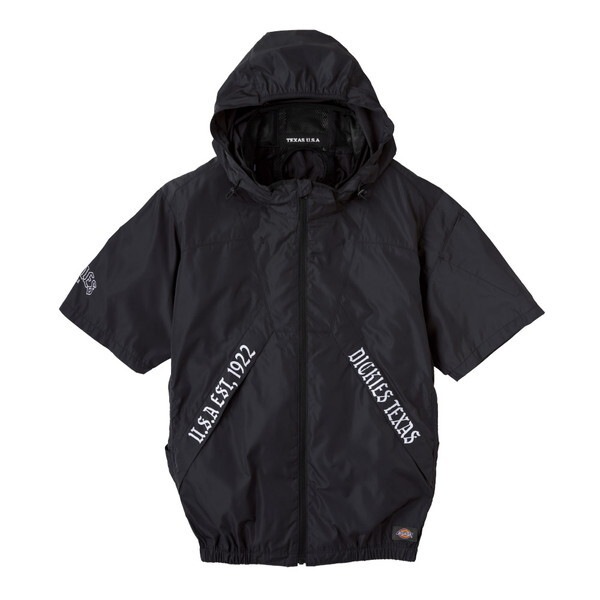 コーコス D-330 ブラック 4XL 半袖ブルゾン