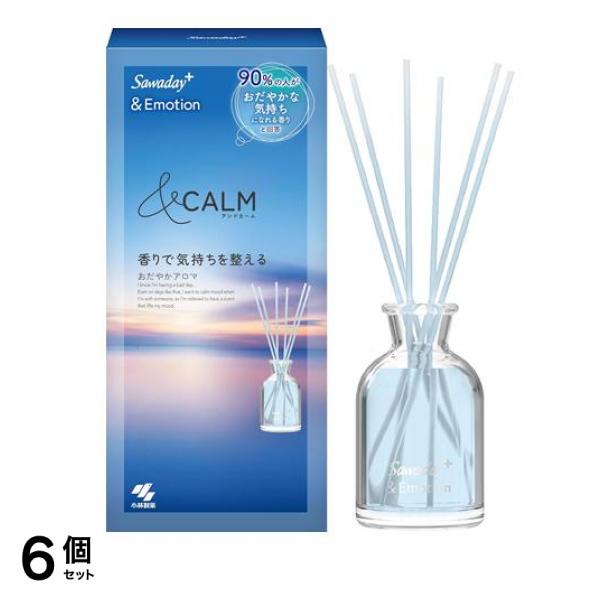 Sawaday+&Emotion(サワデーアンドエモーション) おだやかアロマ 70mL (容器付き本体) 6個セット 5,541円