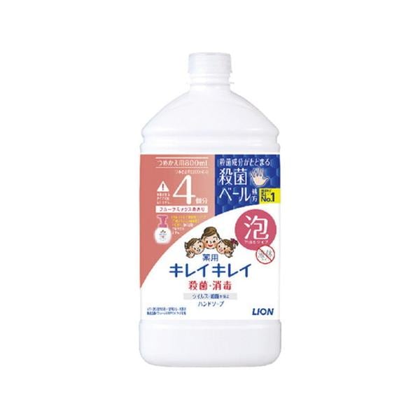 12個セット/キレイキレイ 薬用泡ハンドソープ フルーツミックスの香り 詰替用(800mL)[キレイキレイ] (1ケース)
