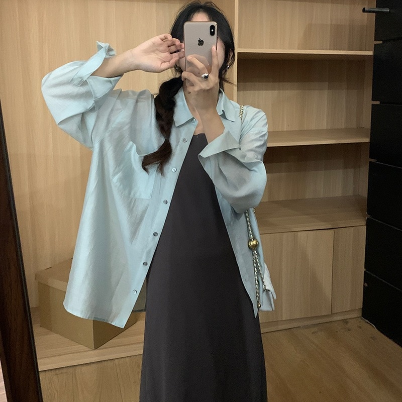 2024 シャツ レディース ジャケット 高度なデザイン 外形カジュアル テンセル 日焼け止めシャツ