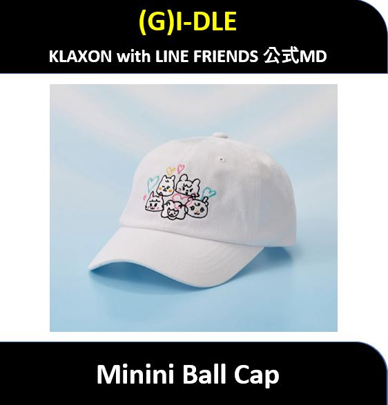 【(G)I-DLE】 - (Minini Ball Cap) KLAXON with LINE FRIENDS 公式MD