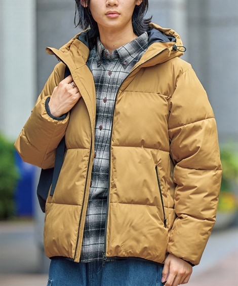 ジャンパー・ブルゾン 防風・はっ水・吸湿発熱中綿入ブルゾン