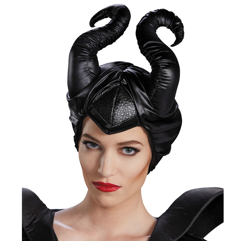 コスプレ 仮装 マレフィセント クラシック ホーン角 【 コスプレ 衣装 ハロウィン パーティーグッズ かぶりもの 魔女 正規ライセンス品 眠る森の美女 ハット 変装グッズ 悪役 童話 公式 プチ仮装